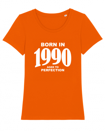 BORN IN 1990 Bright Orange