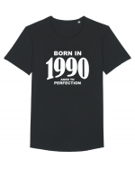 BORN IN 1990 Tricou mânecă scurtă guler larg Bărbat Skater