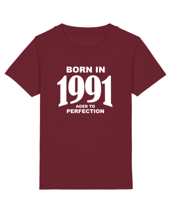BORN IN 1991 Burgundy