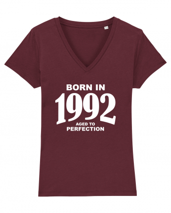 BORN IN 1992 Burgundy