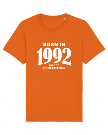 BORN IN 1992 Bright Orange