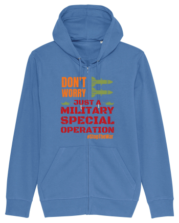 Stop The War Bright Blue