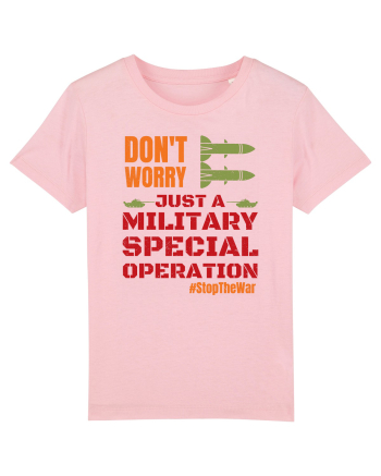 Stop The War Cotton Pink