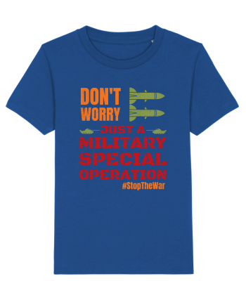 Stop The War Majorelle Blue