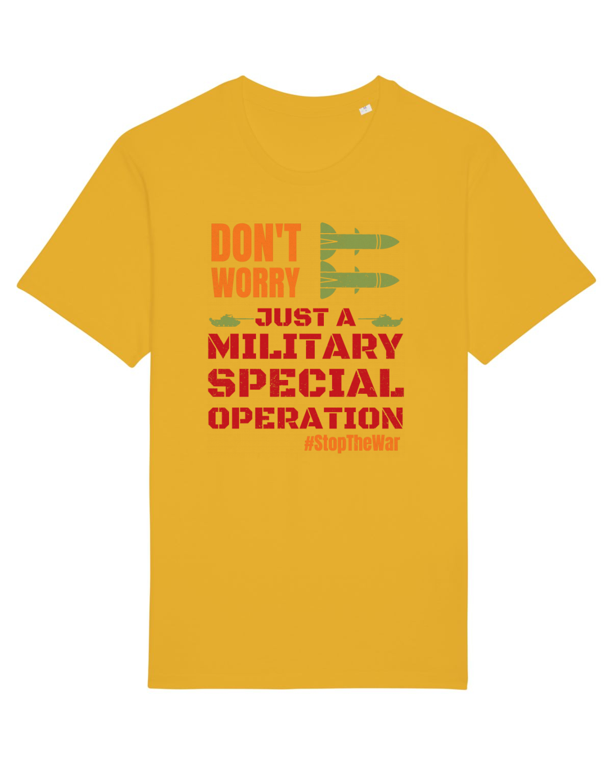 Tricou mânecă scurtă Unisex Rocker Spectra Yellow