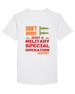 Stop The War Tricou mânecă scurtă guler larg Bărbat Skater