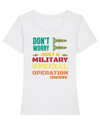 Stop The War White