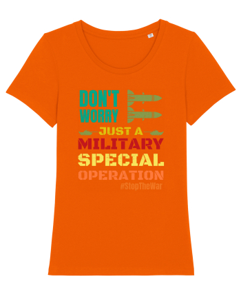 Stop The War Bright Orange