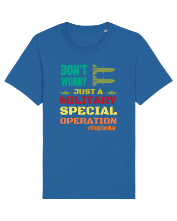 Stop The War Royal Blue