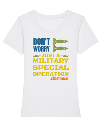 Stop The War White
