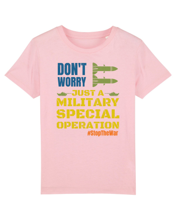 Stop The War Cotton Pink