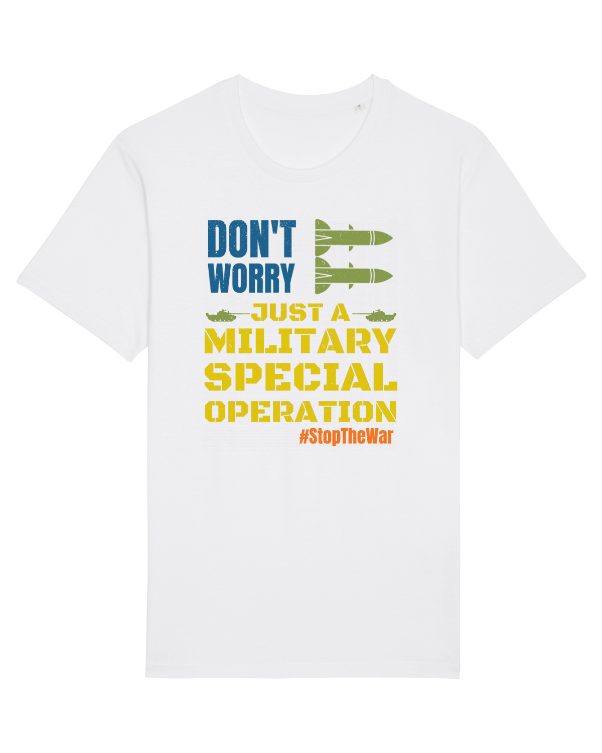 Tricou mânecă scurtă Unisex Rocker White