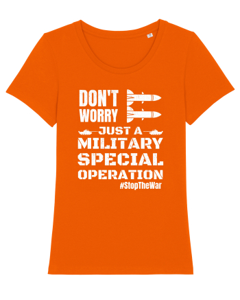 Stop The War Bright Orange