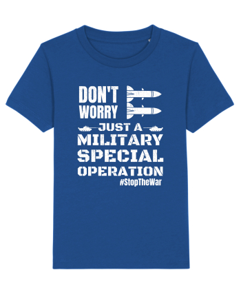 Stop The War Majorelle Blue