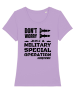 Stop The War Tricou mânecă scurtă guler larg fitted Damă Expresser