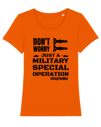 Stop The War Bright Orange