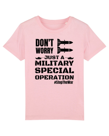 Stop The War Cotton Pink