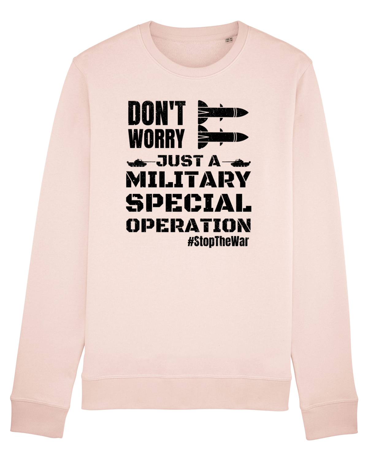 Bluză mânecă lungă Unisex Rise Candy Pink