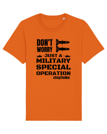 Stop The War Bright Orange