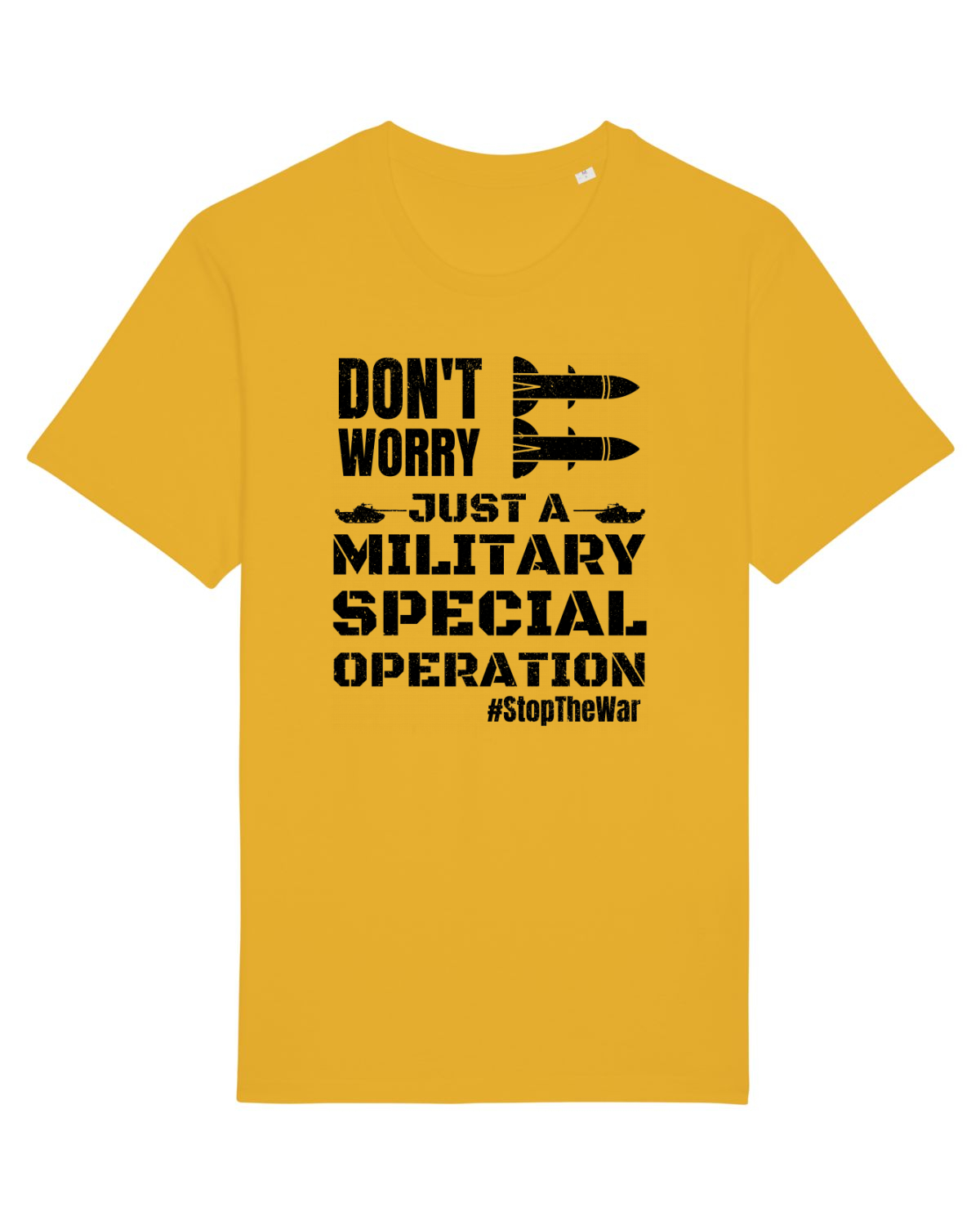 Tricou mânecă scurtă Unisex Rocker Spectra Yellow