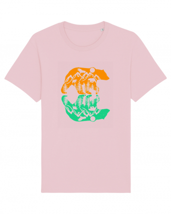 Mountain Bear Cotton Pink