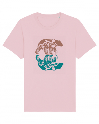 Mountain Bear Cotton Pink