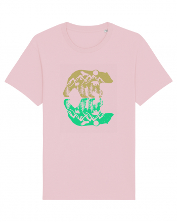 Mountain Bear Cotton Pink