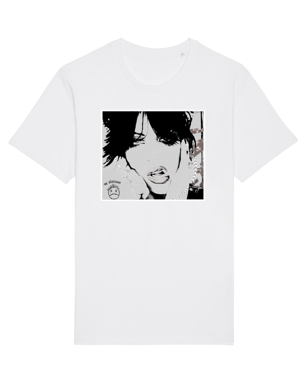 Tricou mânecă scurtă Unisex Rocker White