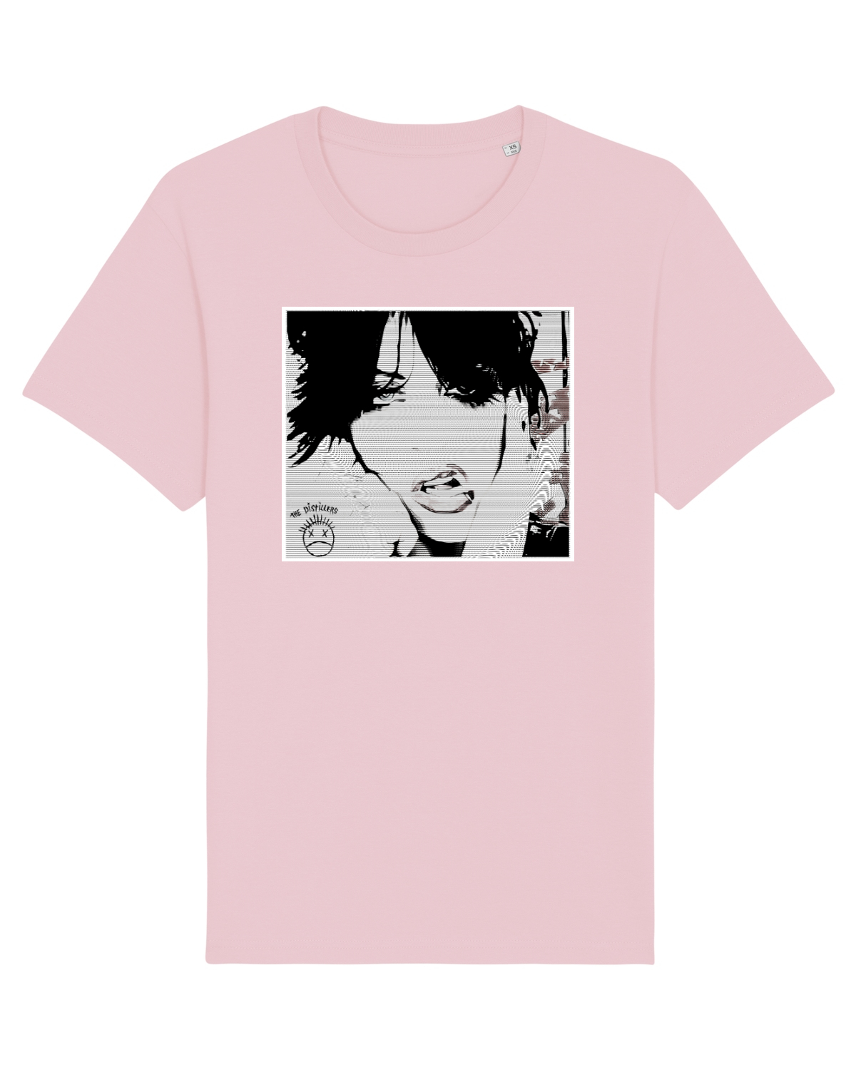 Tricou mânecă scurtă Unisex Rocker Cotton Pink