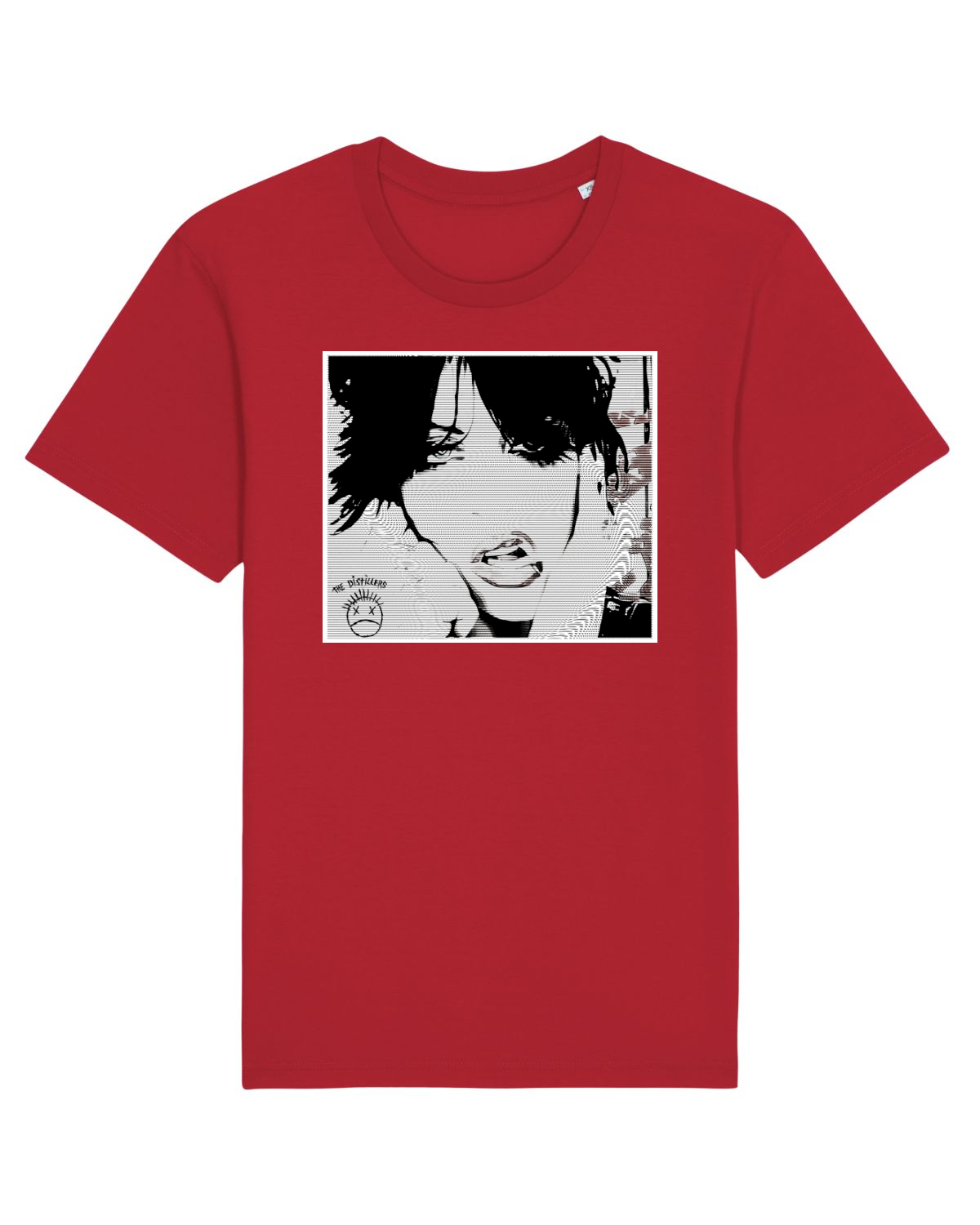 Tricou mânecă scurtă Unisex Rocker Red