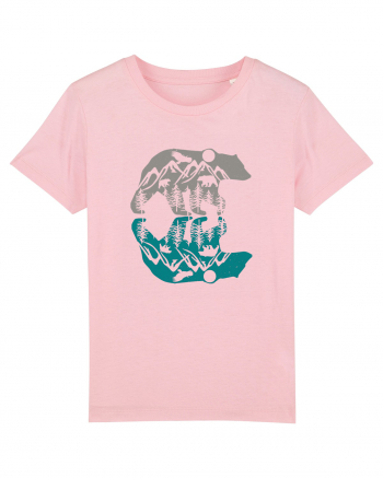 Mountain Bear Cotton Pink