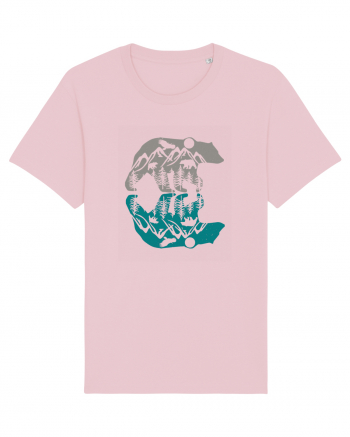 Mountain Bear Cotton Pink