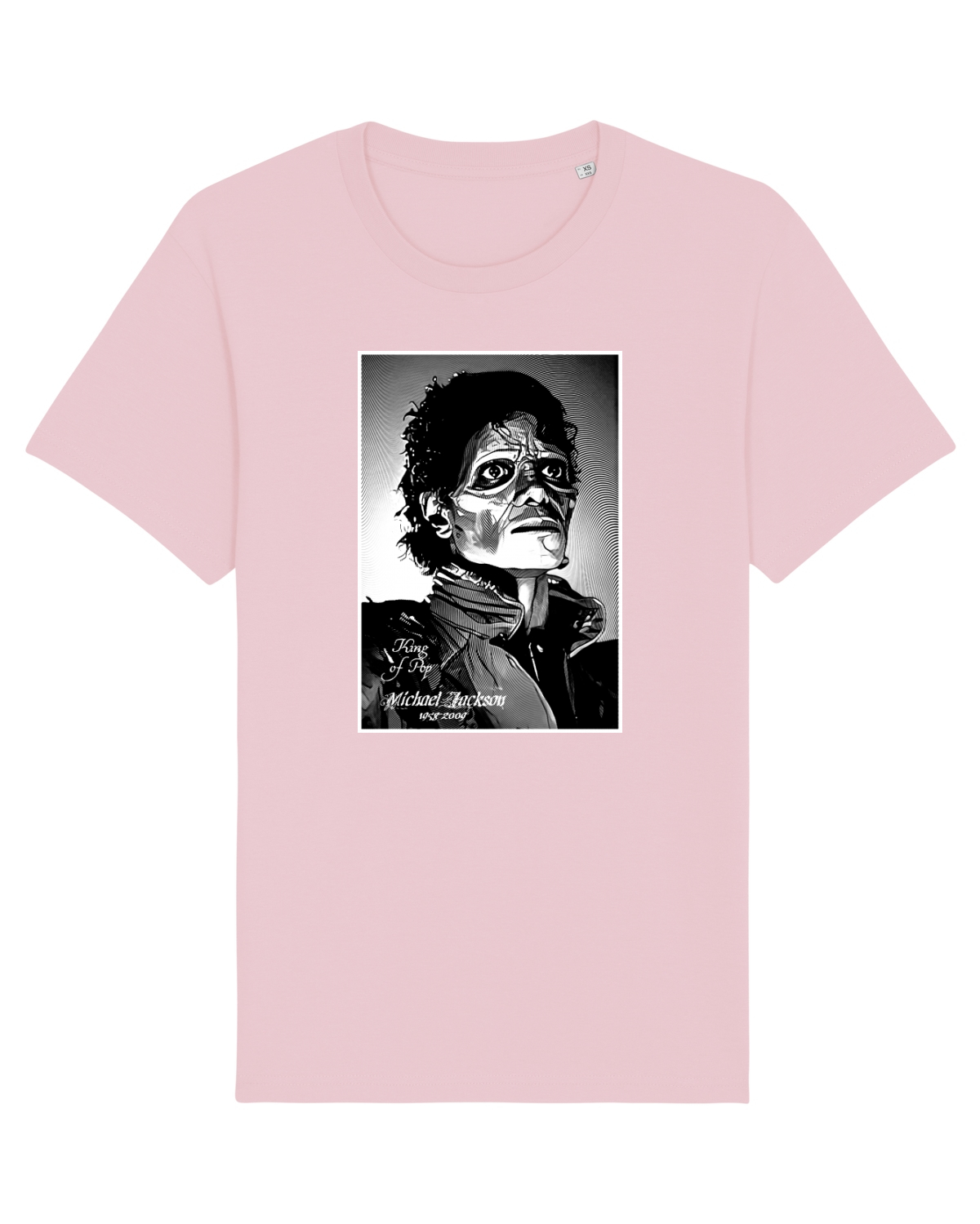 Tricou mânecă scurtă Unisex Rocker Cotton Pink