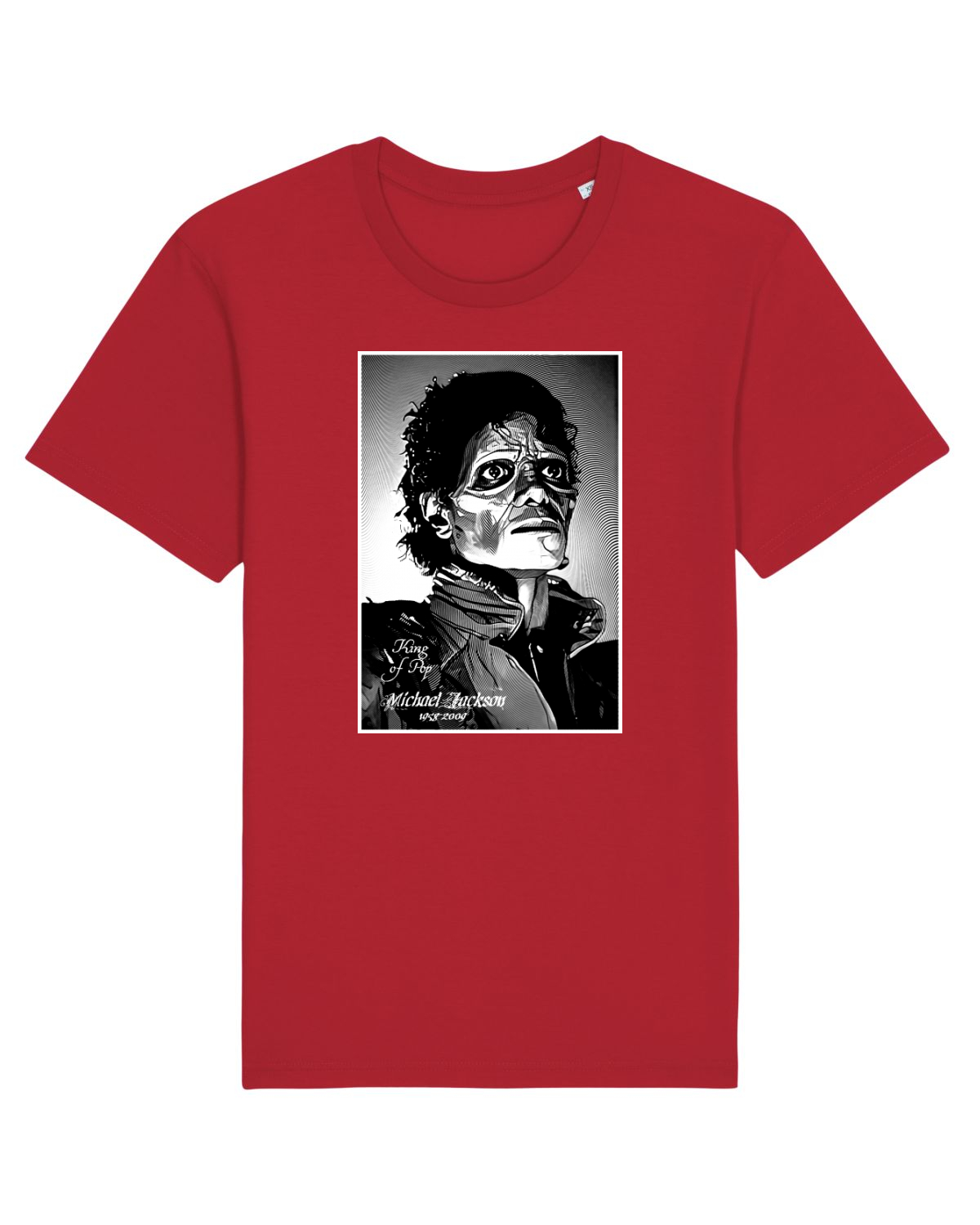 Tricou mânecă scurtă Unisex Rocker Red
