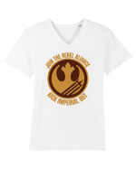 Funny Retro Vintage Star Wars Tricou mânecă scurtă guler V Bărbat Presenter