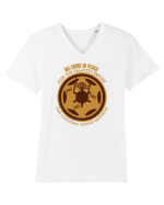 Funny Retro Vintage Star Wars Tricou mânecă scurtă guler V Bărbat Presenter