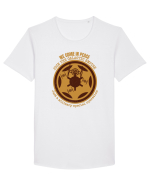 Funny Retro Vintage Star Wars Tricou mânecă scurtă guler larg Bărbat Skater