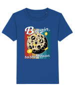 Bitcoin to the Moon Distressed | Retro Vintage Look Tricou mânecă scurtă  Copii Mini Creator