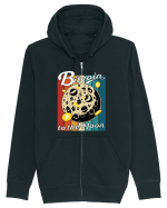 Bitcoin to the Moon | Bitcoin Moon Traveler | To the Moon Hanorac cu fermoar Unisex Connector