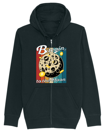 Bitcoin to the Moon | Bitcoin Moon Traveler | To the Moon Black