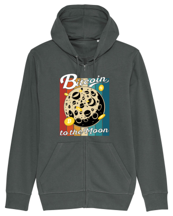 Bitcoin to the Moon | Bitcoin Moon Traveler | To the Moon Anthracite
