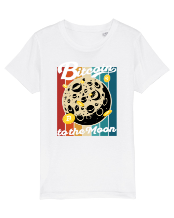 Bitcoin to the Moon | Bitcoin Moon Traveler | To the Moon White