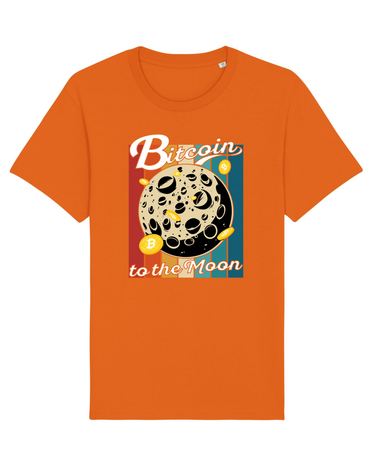 Tricou mânecă scurtă Unisex Rocker Bright Orange