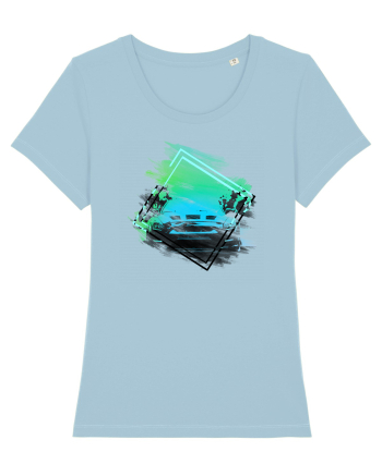 Sports Car Sky Blue