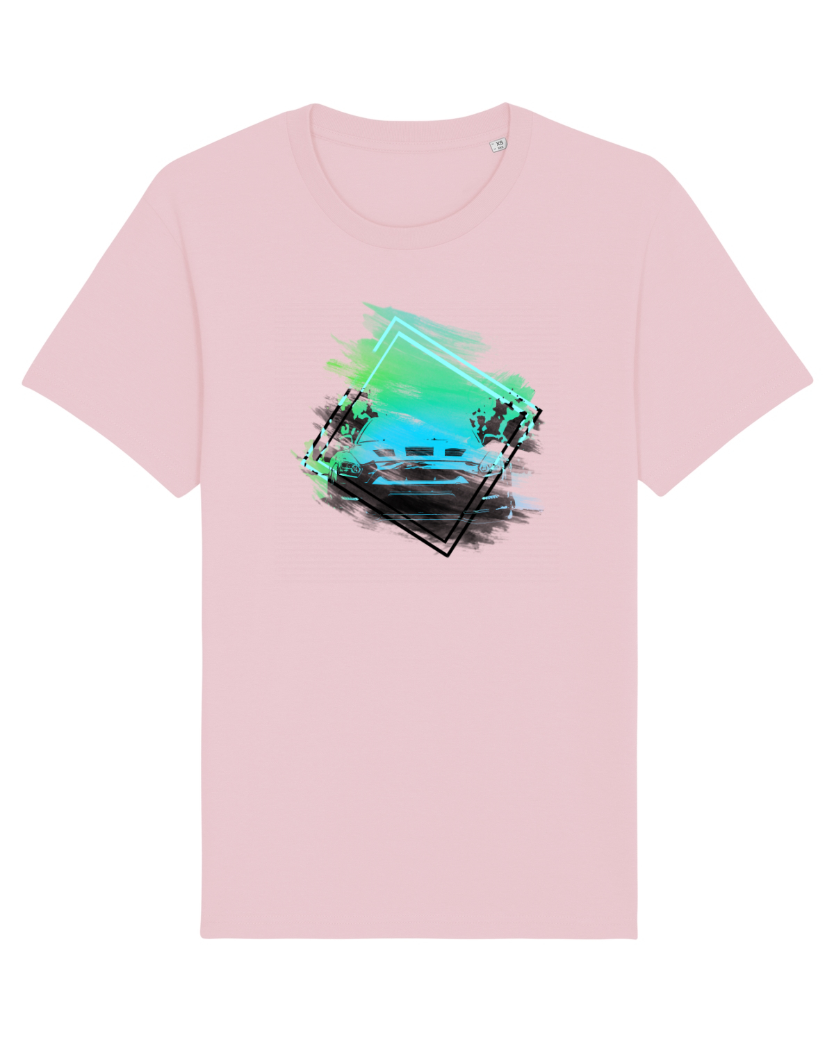 Tricou mânecă scurtă Unisex Rocker Cotton Pink