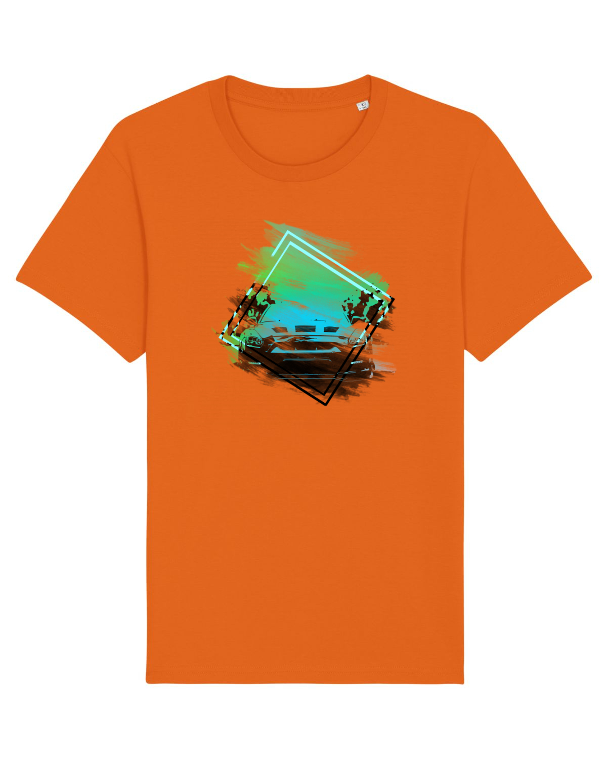 Tricou mânecă scurtă Unisex Rocker Bright Orange