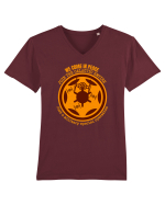 Funny Retro Vintage Star Wars Tricou mânecă scurtă guler V Bărbat Presenter