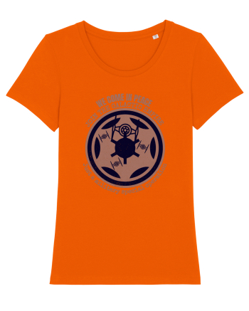 Funny Retro Vintage Star Wars Bright Orange