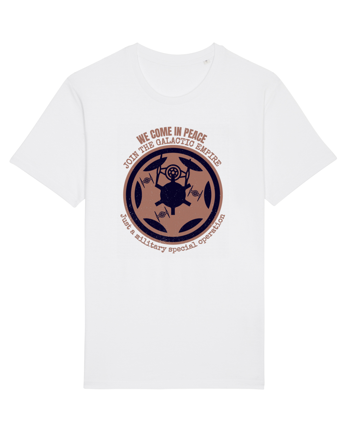 Tricou mânecă scurtă Unisex Rocker White