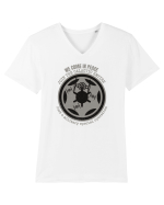Funny Retro Vintage Star Wars Tricou mânecă scurtă guler V Bărbat Presenter